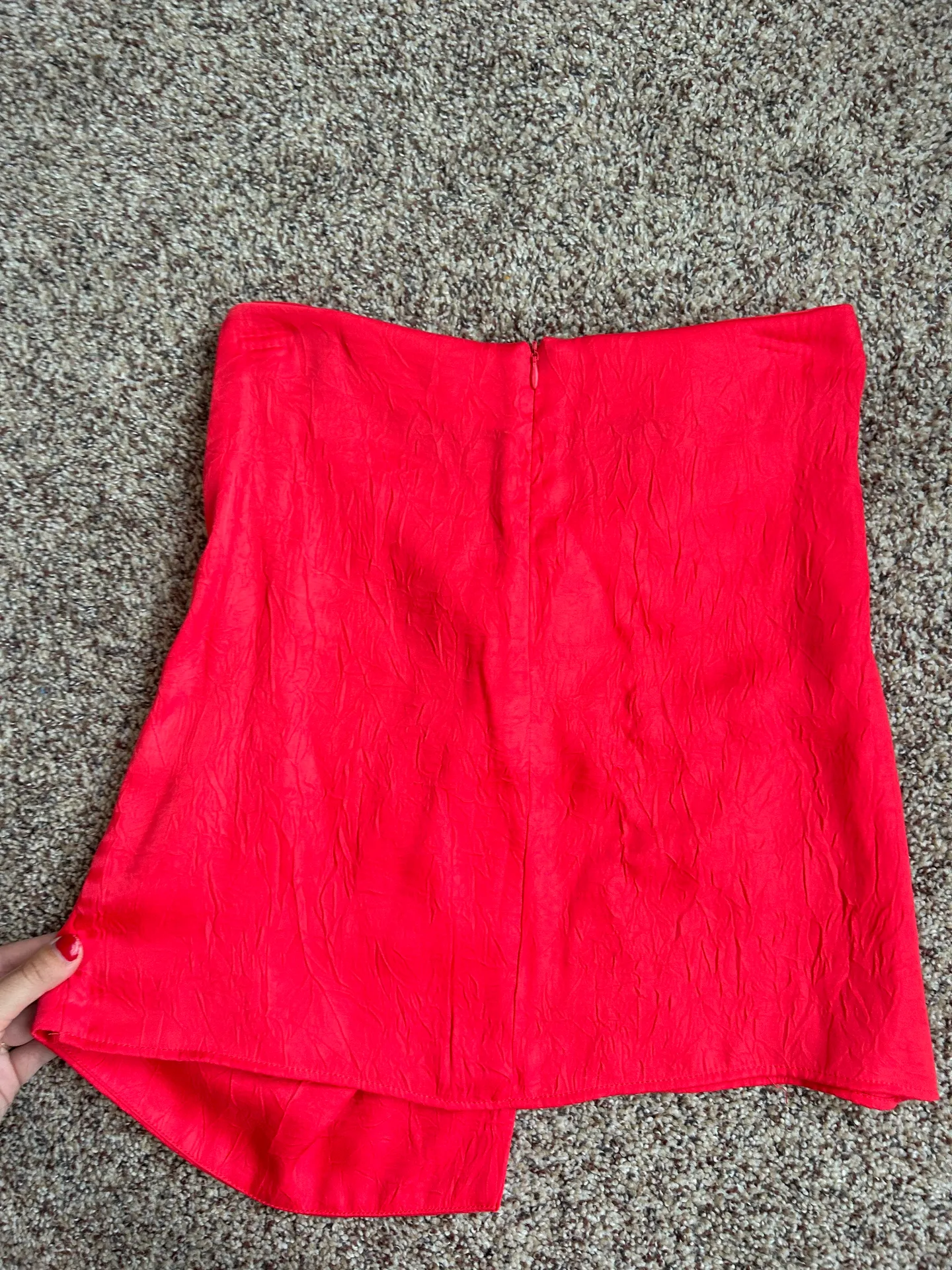 ZARA Silk Mini Skirt - Image 3