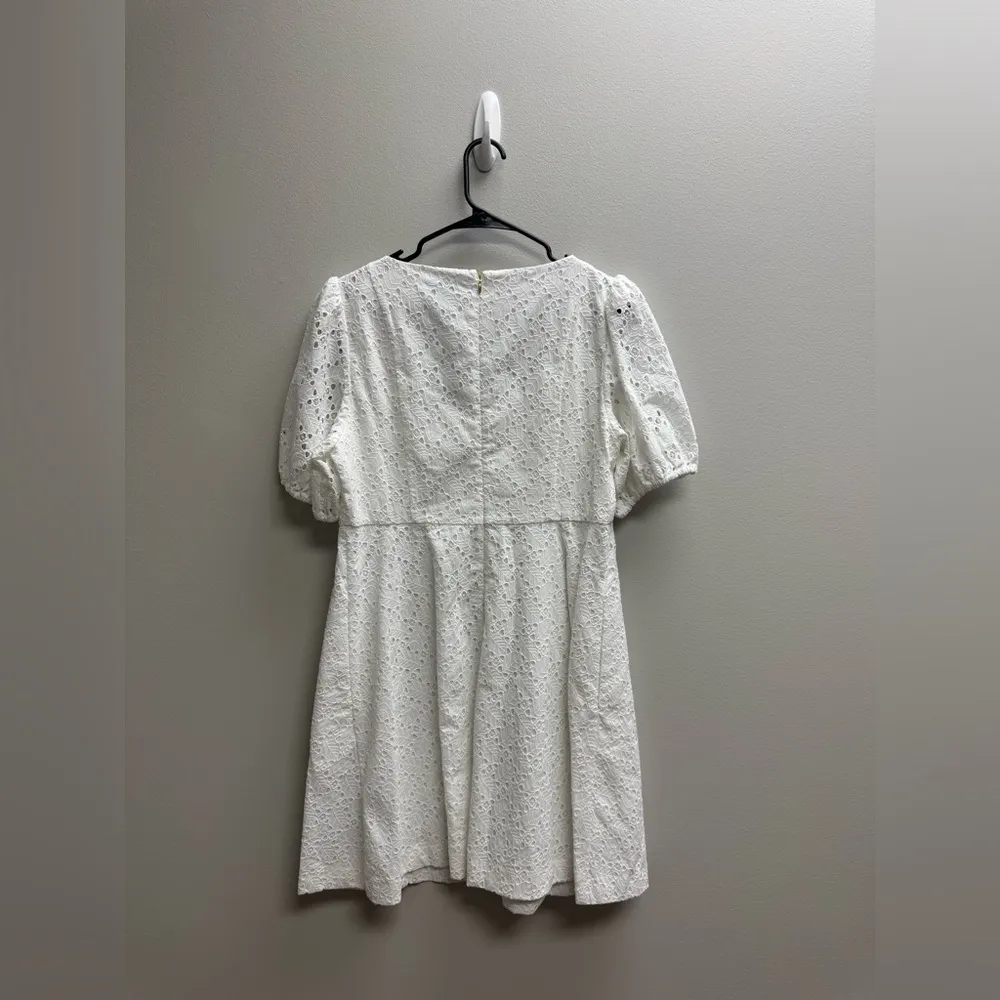 Draper James White Puff Sleeve Sundress - Image 4