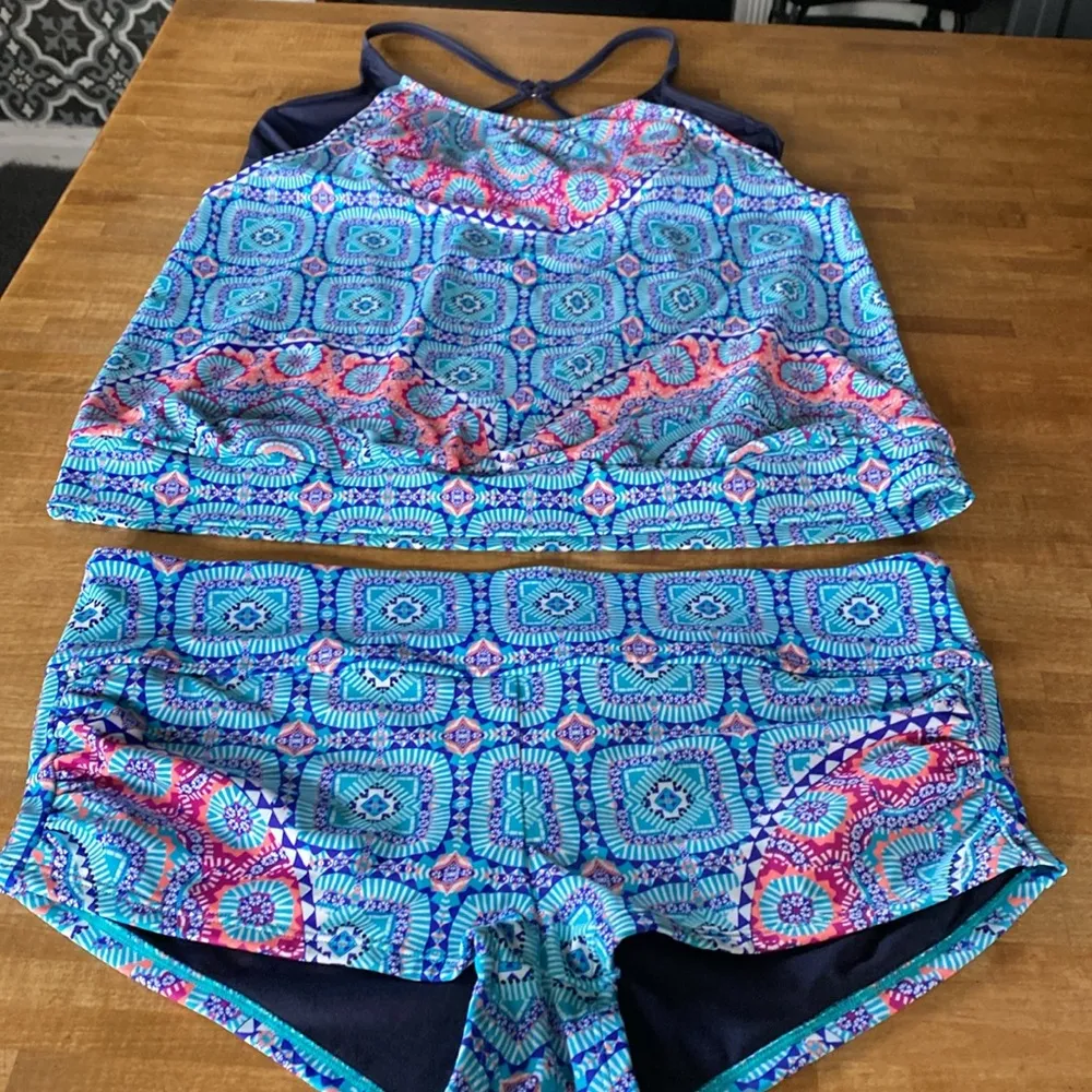 tankini & swim bottoms boy short  38 B/C - large - Image 4