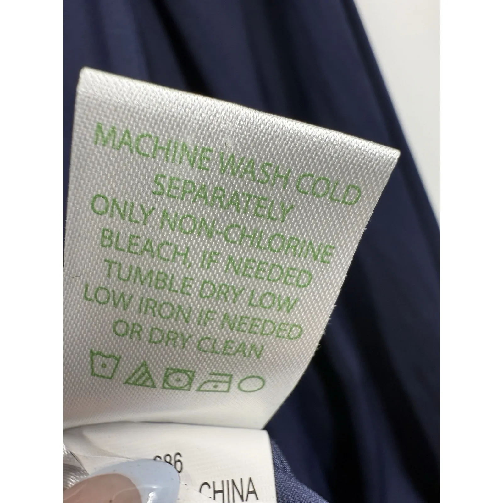 Lilly Pulitzer Blouse True‎ Navy Blue Maisel Top Boatneck Long Sleeve Size XXS - Image 4