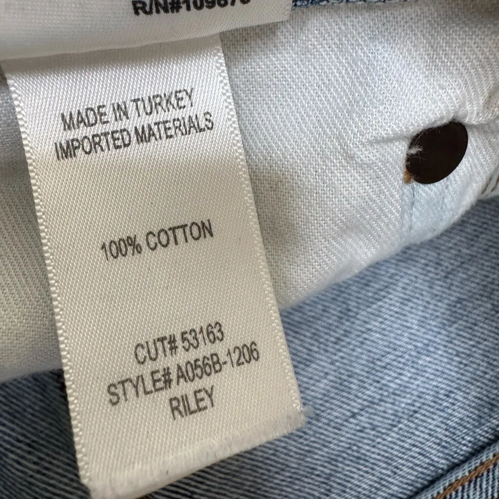 Agolde Jeans Riley High Rise Straight Leg Crop in Emulsion size 30 $188 - Image 12