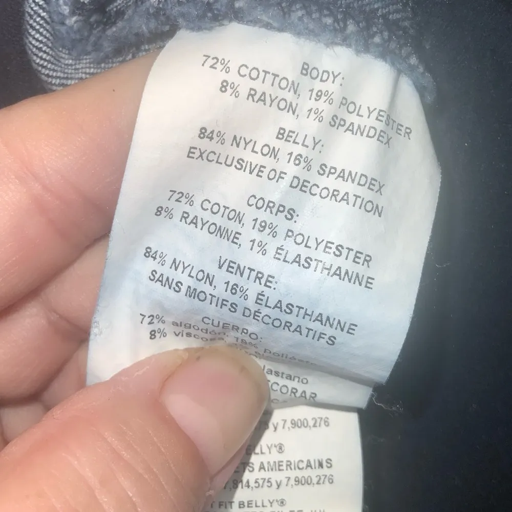 Medium Wash Straight Leg Maternity Blue Jeans PM - Image 8