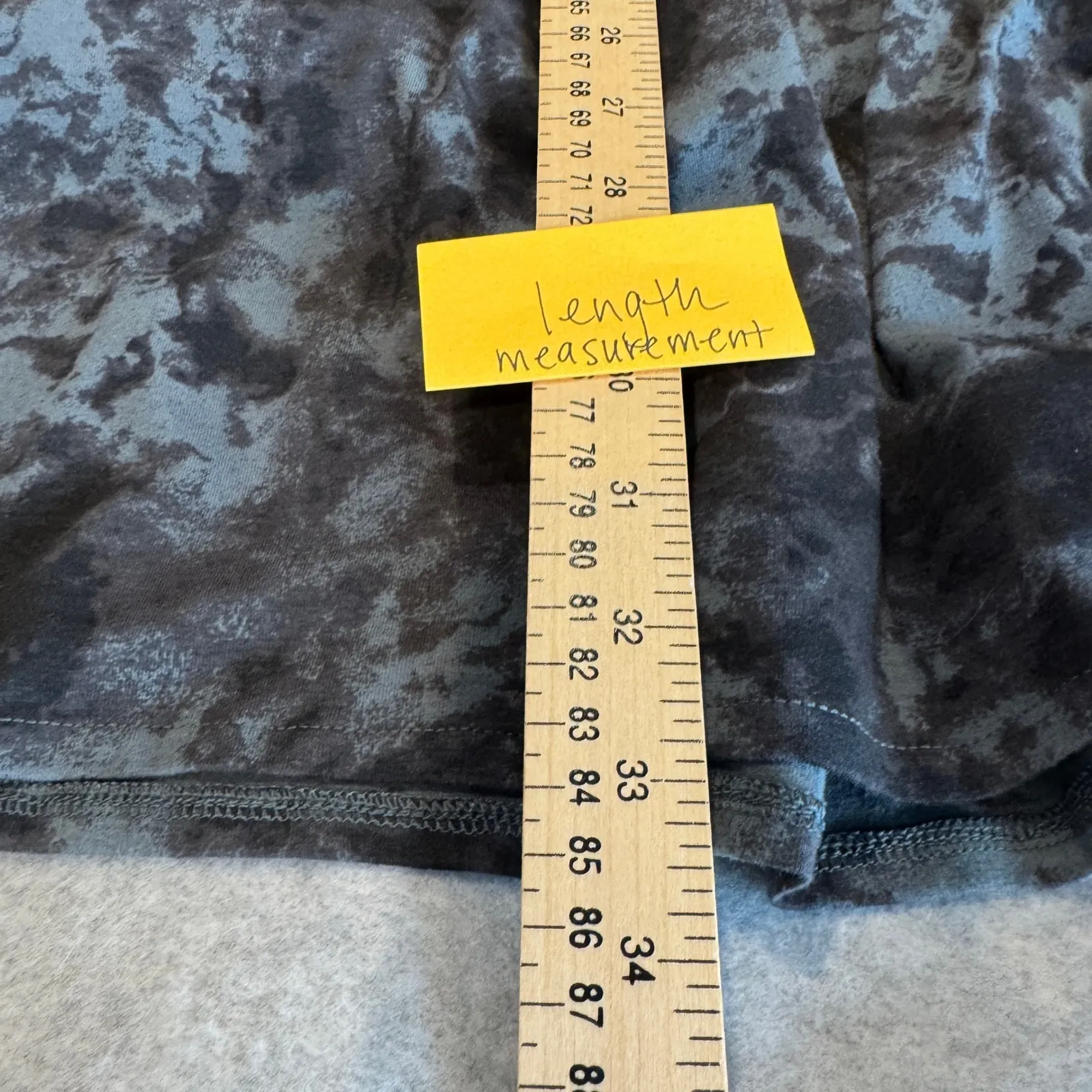 Pact Tie Dye Babydoll Dress Womens Small Short Gray Blue Organic Cotton Pockets - Image 12