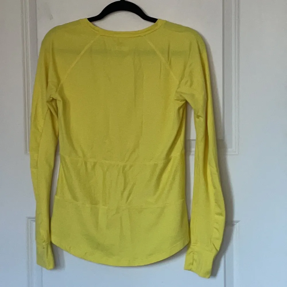 UJA Bright Yellow Workout Top Medium - Image 2