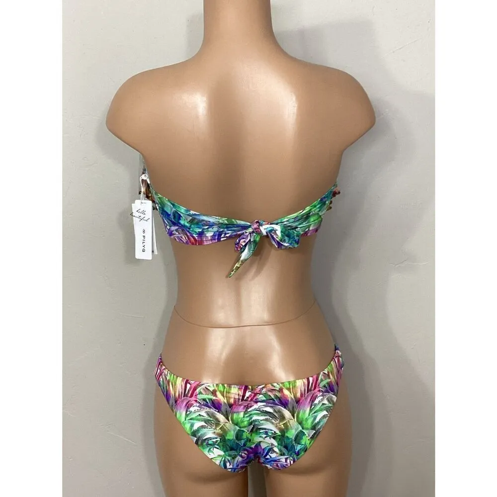 New. Pilyq Lanai bikini set. D-top/M-bottoms - Image 5