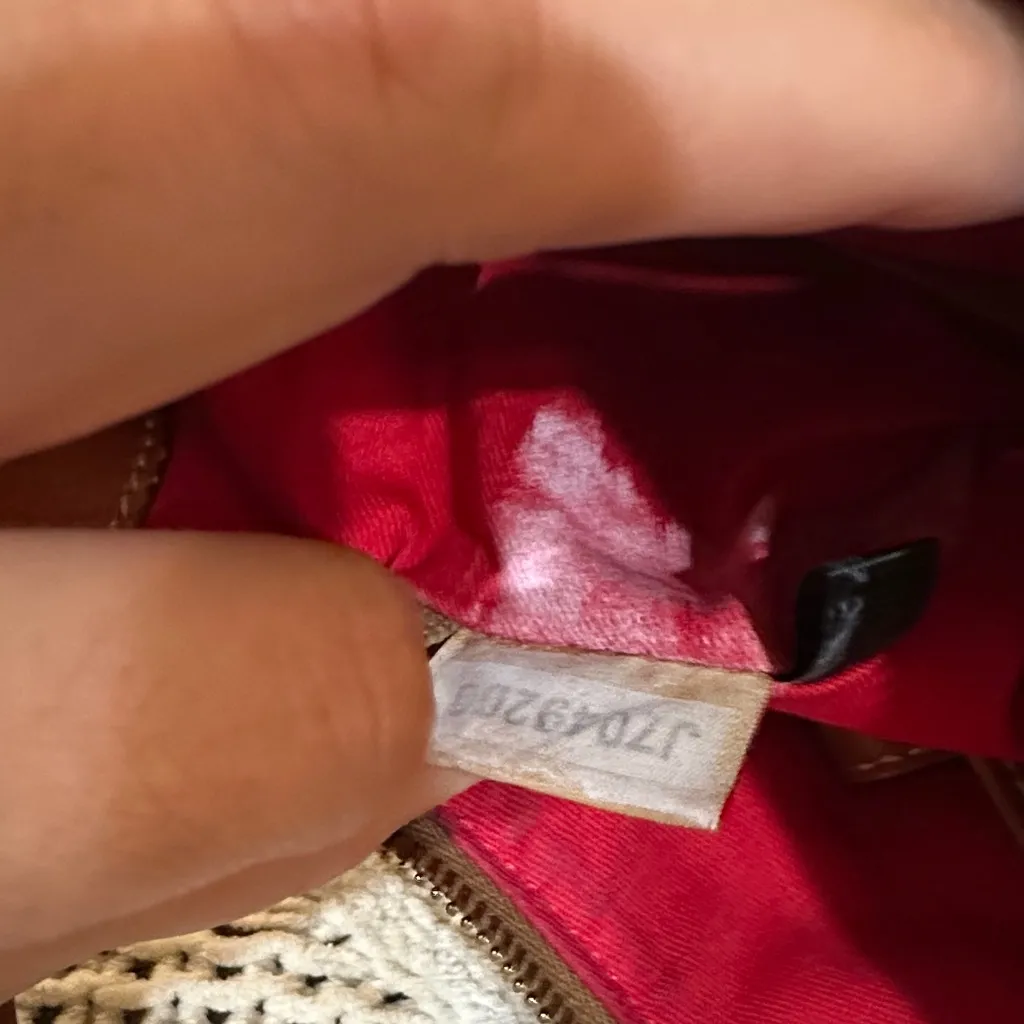 Dooney & Bourke Tan Croc-Embossed Shoulder Bag - Image 15