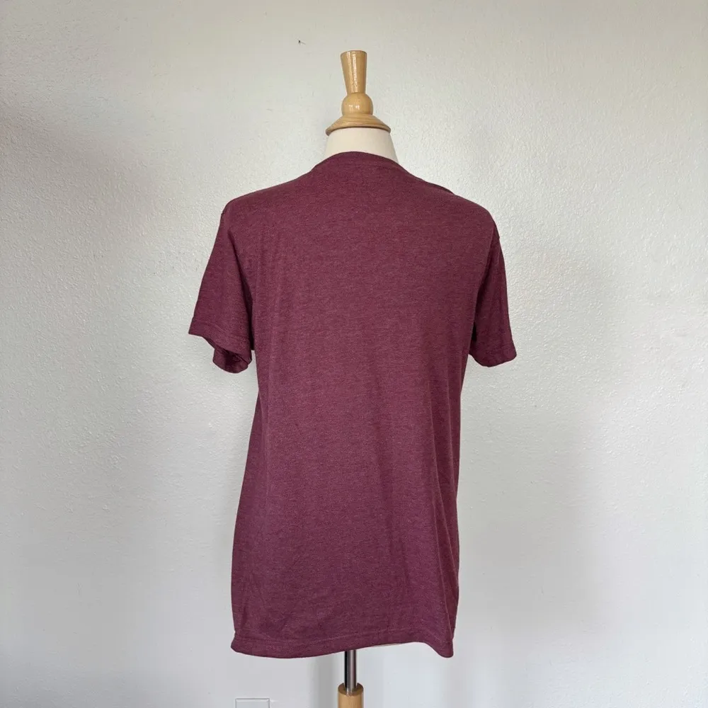 Maroon Tacos & Texas Short Sleeve Graphic T-Shirt - Image 5