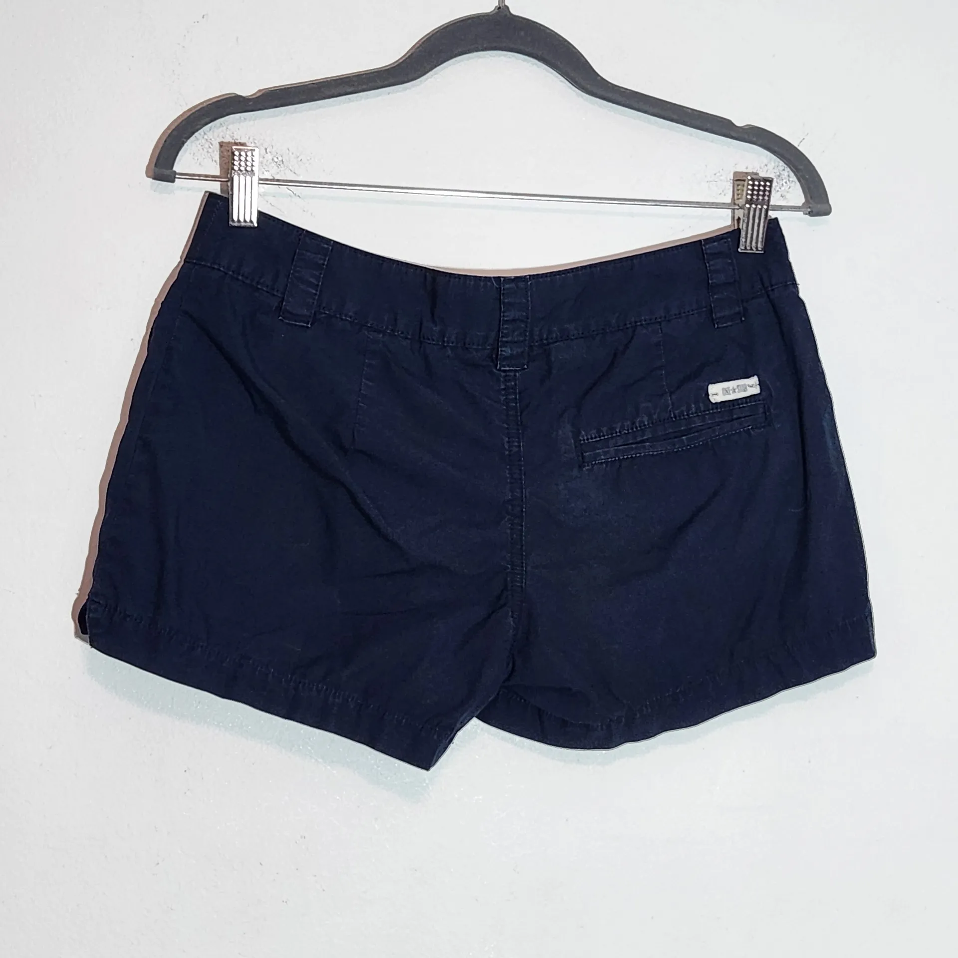 Converse One Star Navy Low-Rise Shorts Size 4 Y2K Low-Rise Shorts - Image 5