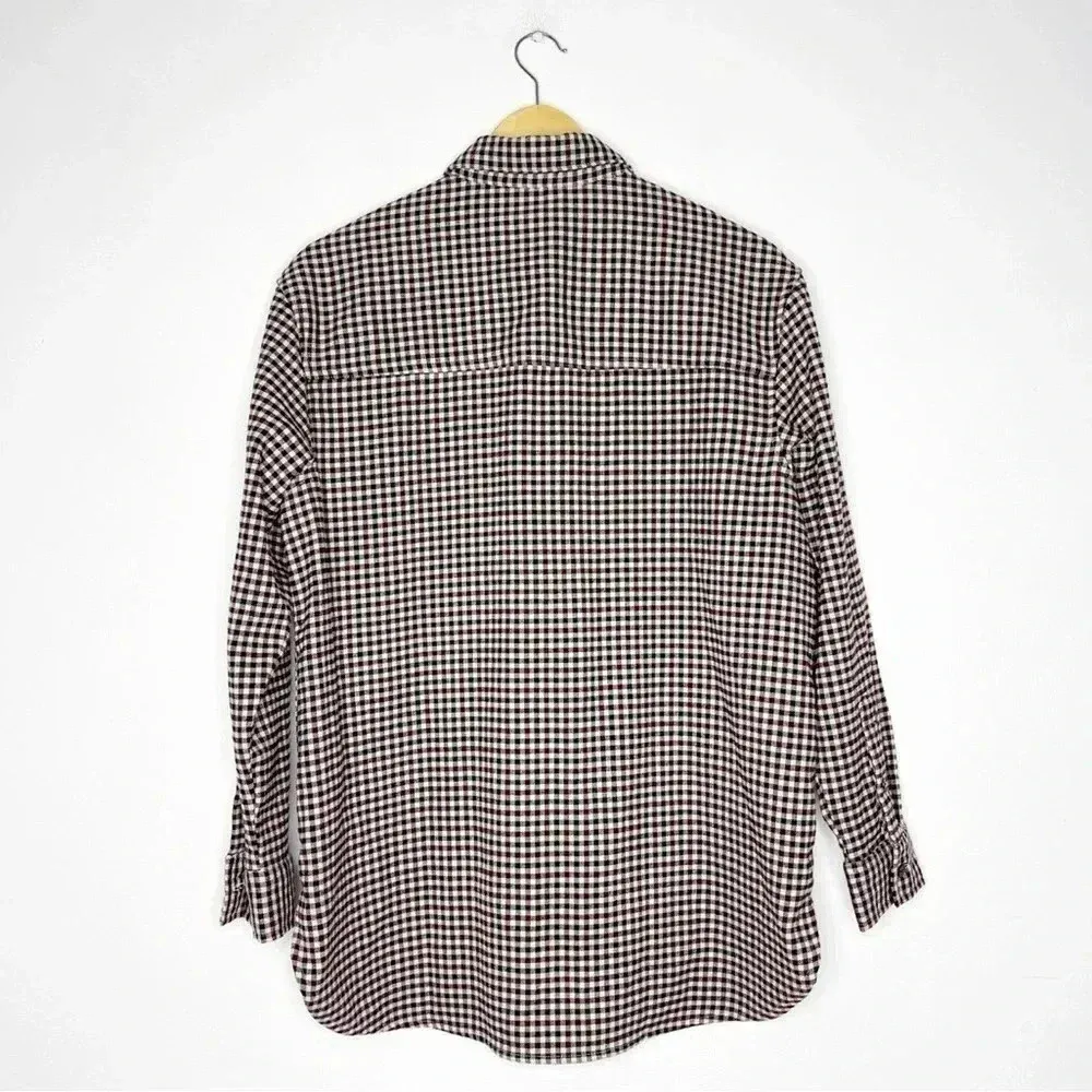 Abercrombie & Fitch Oversized Button Up Flannel Size Medium W24 - Image 5