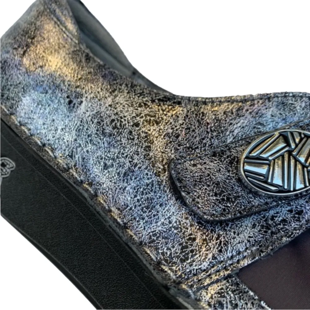 Alegria Dena ice ice baby Slip-On Shoe leather size 40 or 9 - 9.5 metallic - Image 9