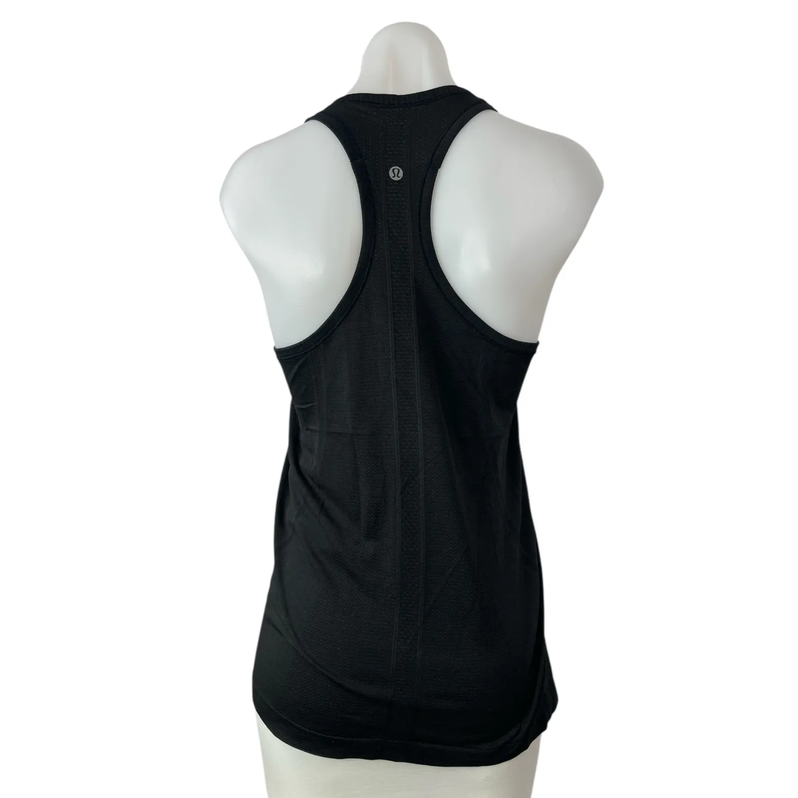 Lululemon Swiftly Tech Women's Black Racerback Yoga Athletic Tank Top Size 8 - Image 2