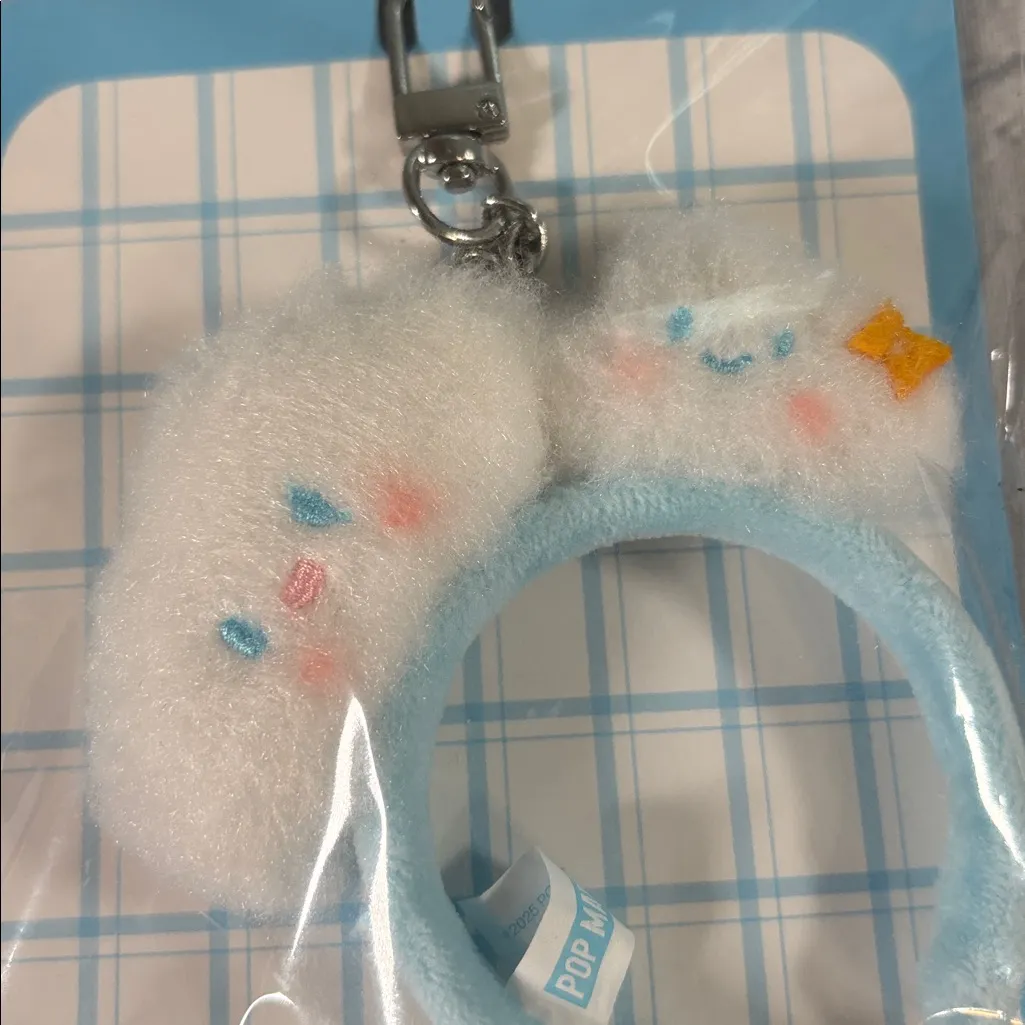 Pop Mart Dimoo World Plush Headband Keychain NWT Blue - Image 6