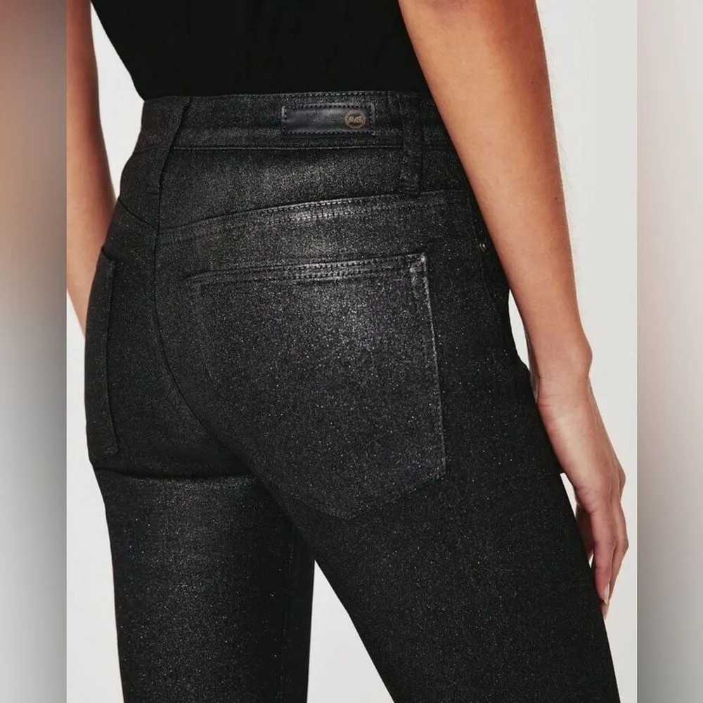 NWT AG Adriano Goldschmied Farrah Skinny Ankle in Luminous Gunmetal Size 29 - Image 7