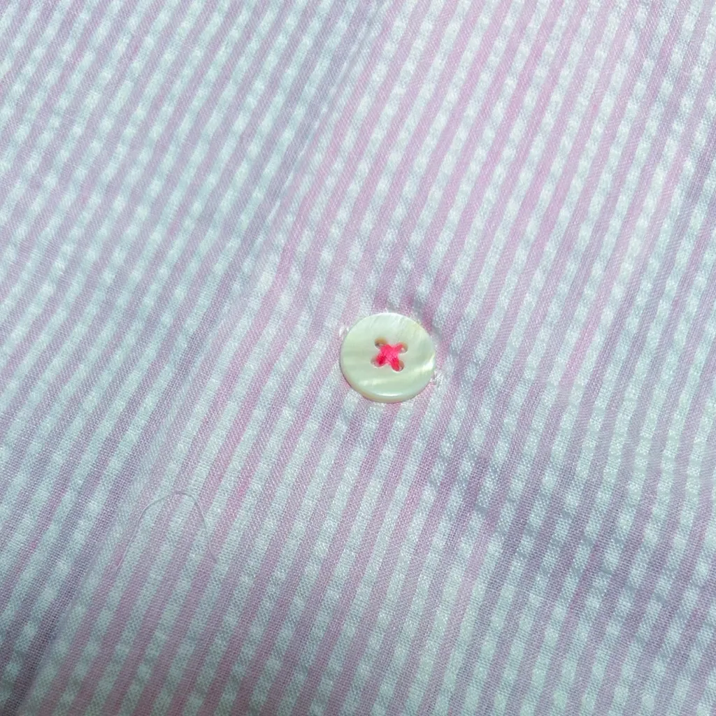 Intimately Free People Pink White Stripe Seersucker Pajamas Cloud Nine Romper XL - Image 5