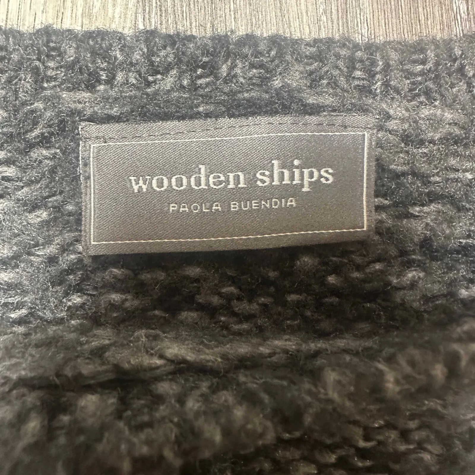Wooden Ships Dark Gray Sweater - Image 2