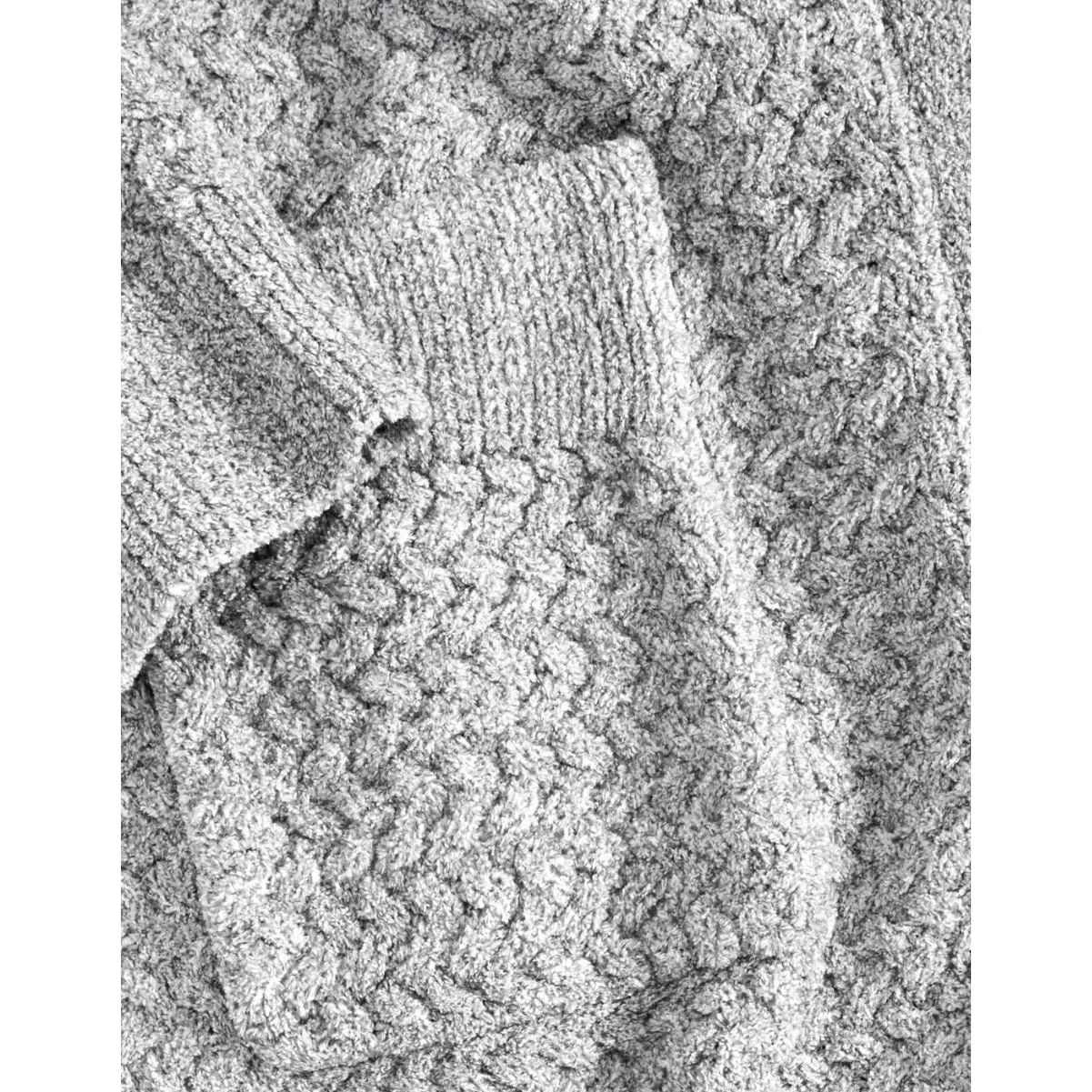 Brand New State of Day Women's Size XL/XXL Chiseled Stone Gray Robe Belted - Image 3