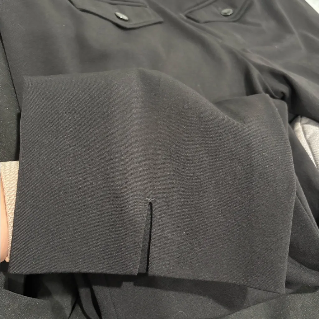 White House Black Market Elegant Black Capri Size 0 - Image 9