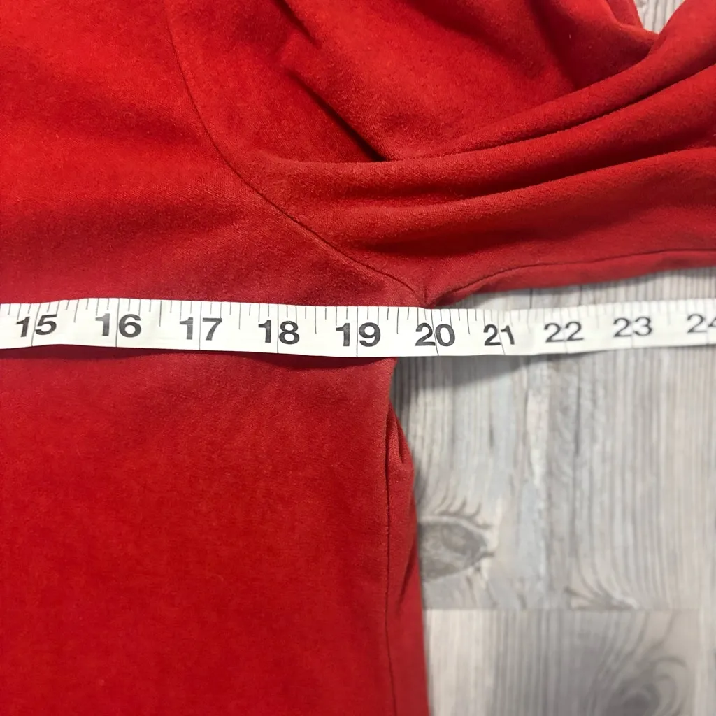 Medium NWOT red puff sleeve - Image 5