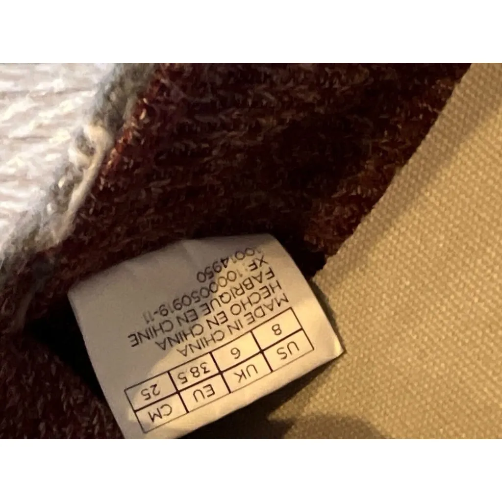 Toms Slip On Shoes Loafers‎ Womens 8 Woven Alpargata Gray Flats 10014950 - Image 4