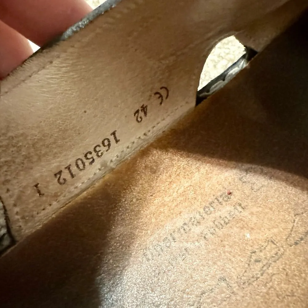 Finn Comfort Women’s 11 Germany Stylish Soft Leather Sandals/Shoes Black EUR 42 - Image 2