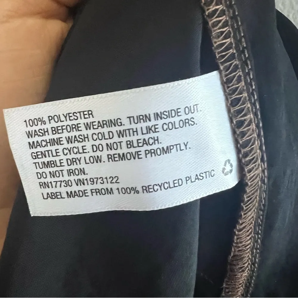 A New Day Metallic Slip Style Dress Bronze and Black XS - Image 7