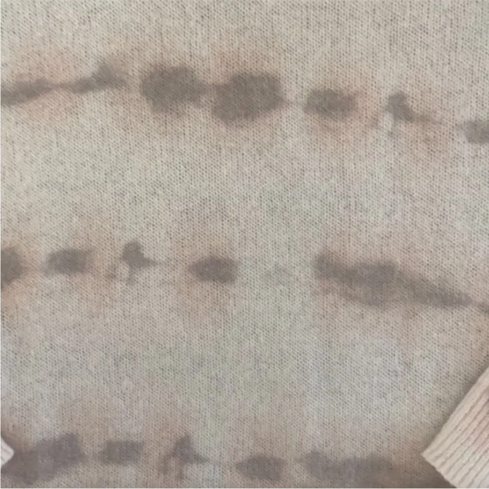 NWT  Stella Tie Dye Sweater Cream Apricot Preppy Baggy Oversized SzM - Image 6