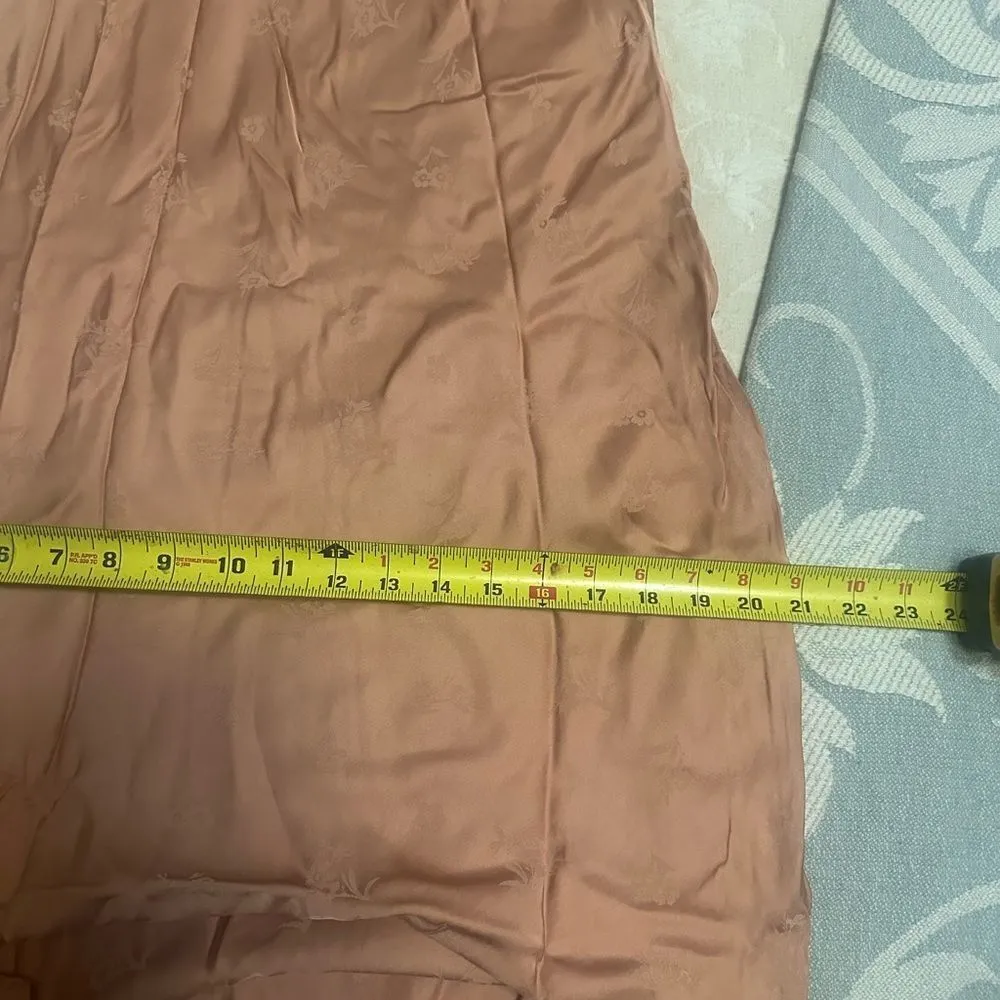 New. JOIE blush silky slip dress. Size small. Retails $348 - Image 12