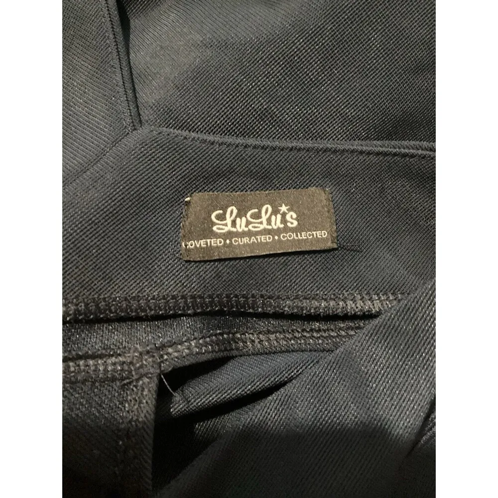 Lulus Navy Blue Sleeveless Fit & Flare Maxi V - Image 7