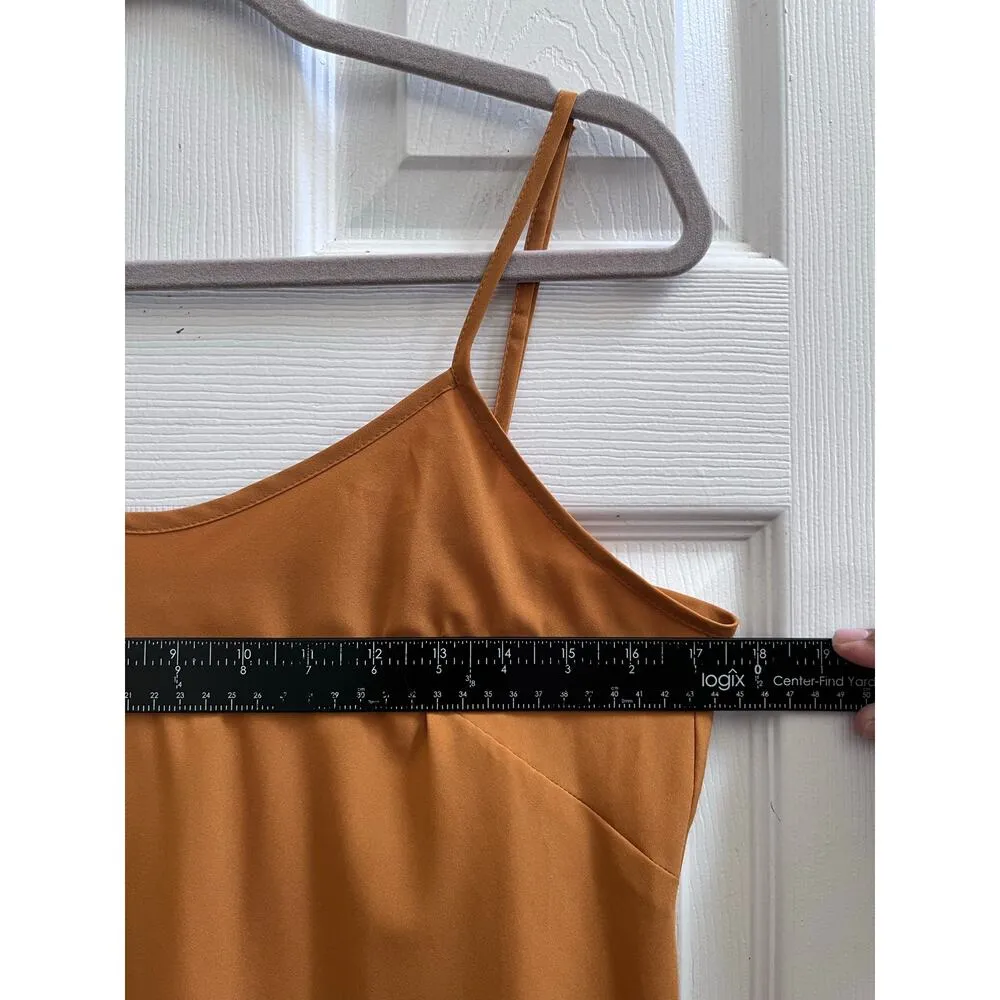 Nanette Lepore Tiny Pulls Adjustable Spaghetti Strap Satin Slip Dress Size 8 - Image 9