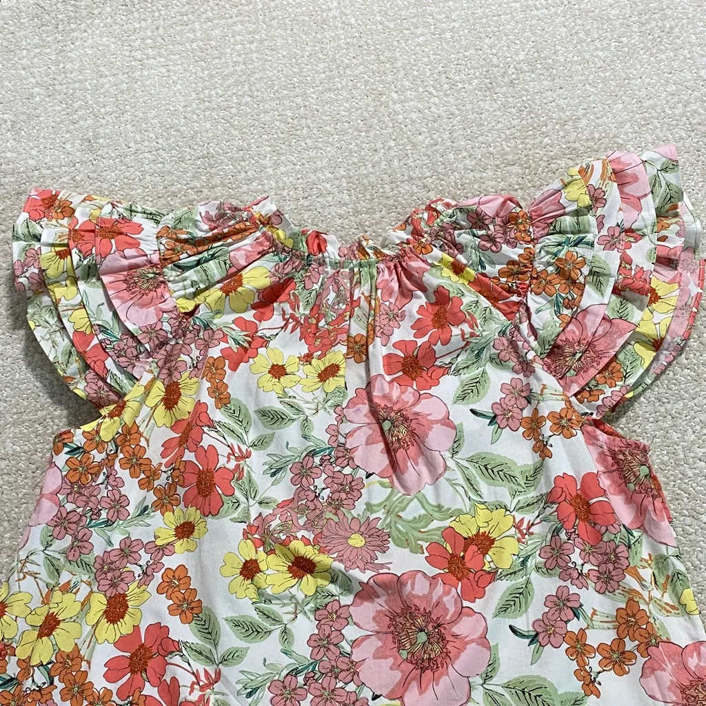 Buddy Love Floral Ruffle Sleeve Blouse - Image 16