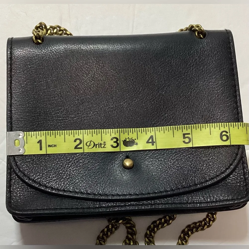 Madewell  the chain crossbody Black Leather Women's Bag - Image 10