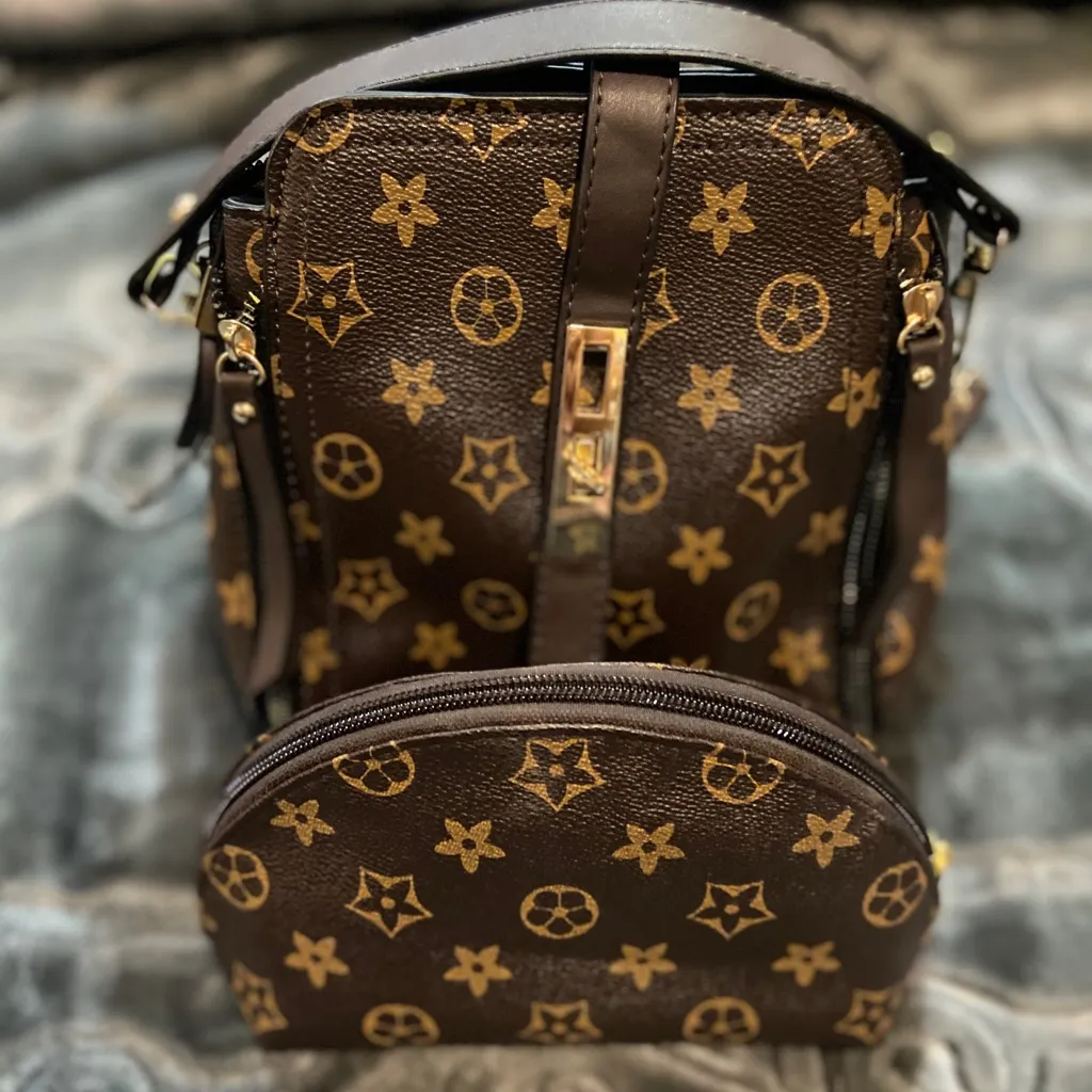 👜Shoulder/Crossbody Purse Brown - Image 2