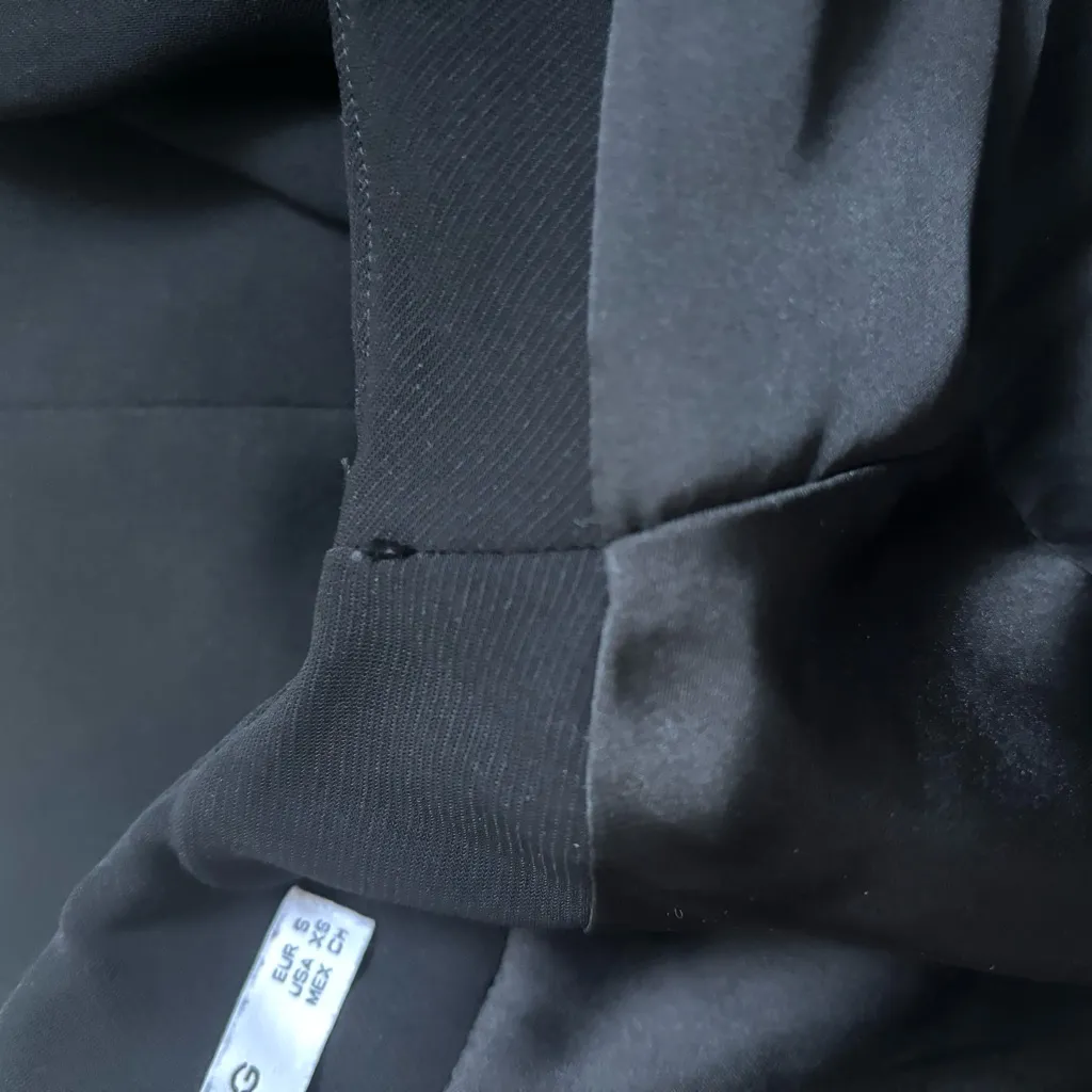 Mango Suit Black Women's Flared Sleeve Blazer Size USA XS EUR S MEX CH - Image 14