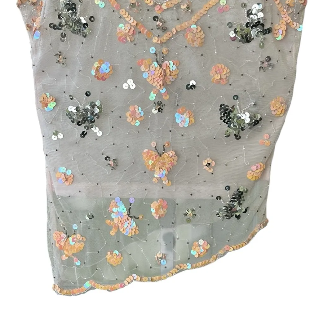 Tokyo Denim Sequined Tank Top Size XS - Image 7