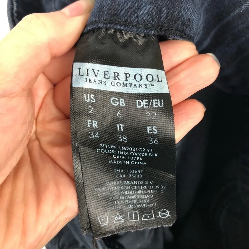 Liverpool Denim Sienna Pull on Jegging Leggings Skinny Pants Petrol 2 - Image 15