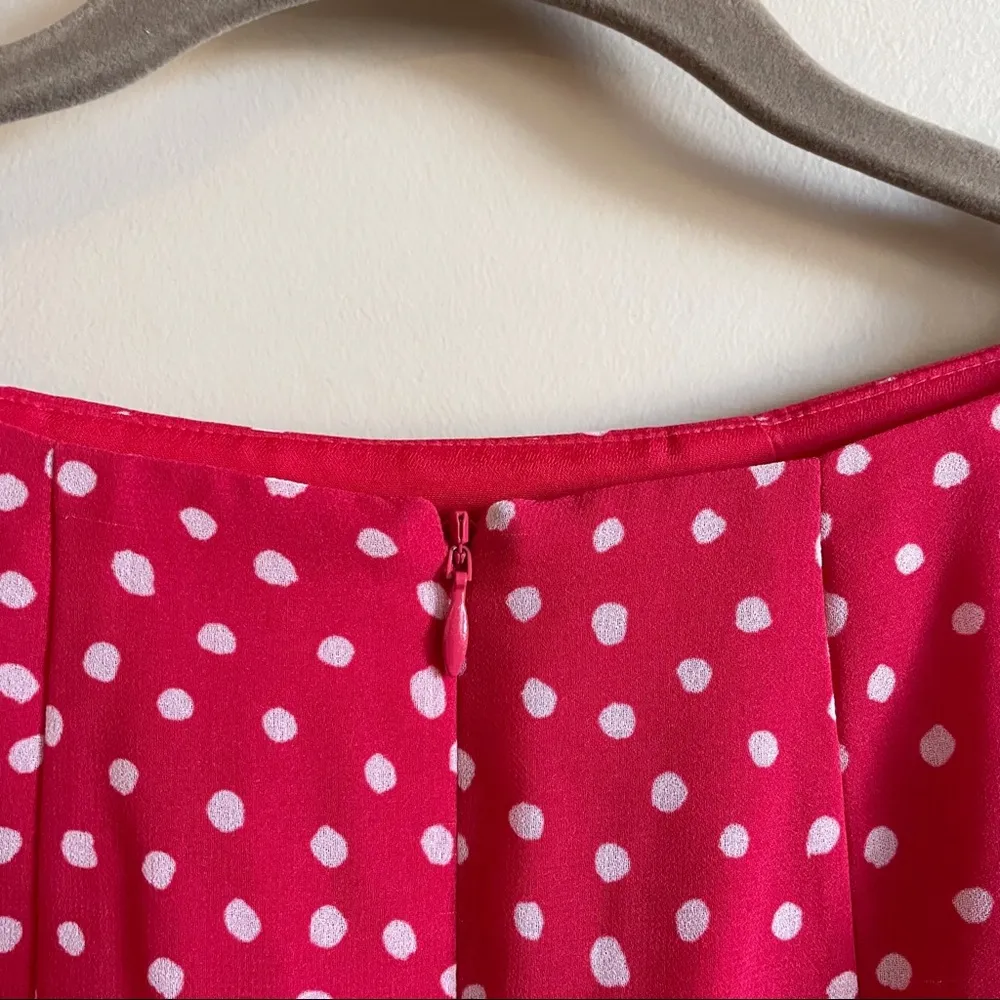 Keepsake Moonshine Polka Dot Tiered Chiffon Midi Skirt - Image 14