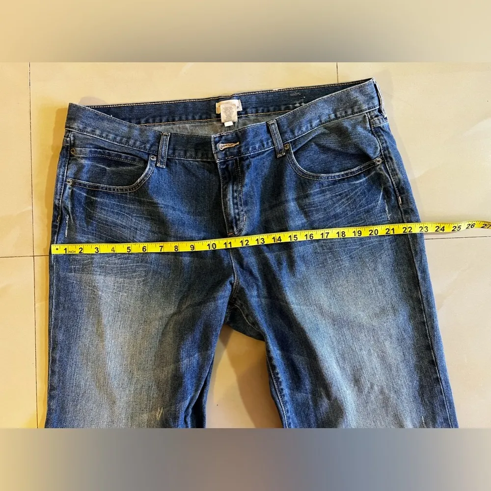 Gap size 18 /34 slim boyfriend women’s  jeans medium Brinkley wash light blue - Image 5