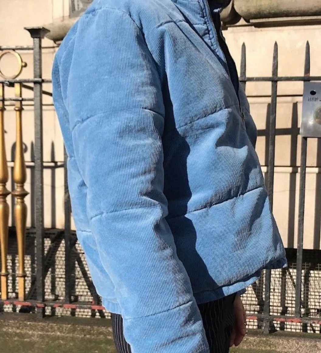 corduroy puffer jacket - Image 2