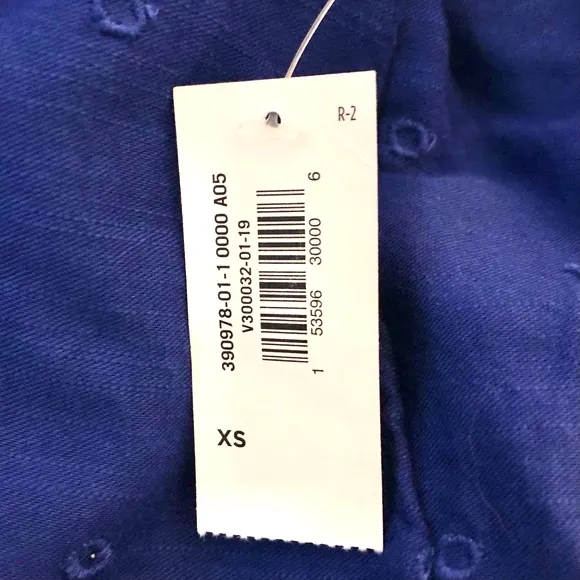 New  Floral Eyelet Scalloped Hem Embroidered Dot Top - Image 13