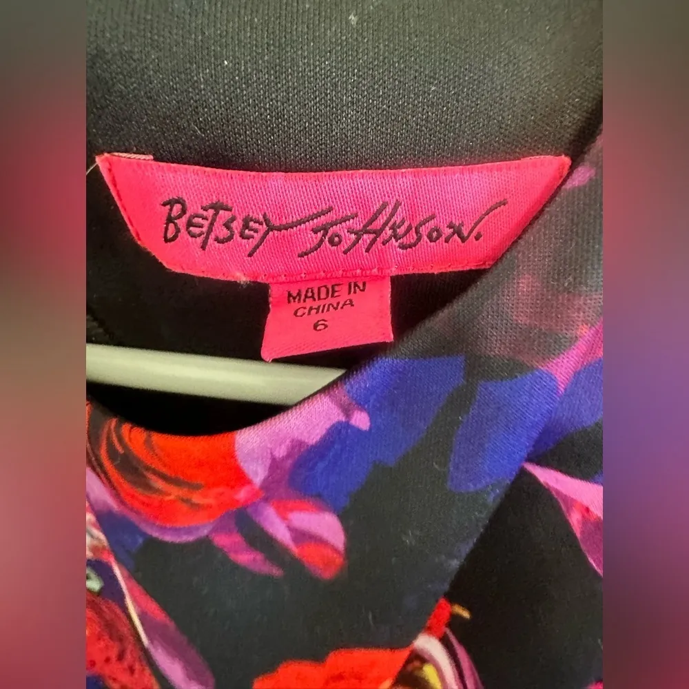 Betsey Johnson Flower Print Dress - Image 4