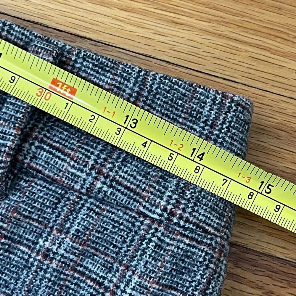 WILFRED Cropped Pants Size 6 Plaid Wool Cashmere‎ Blend Career Business Work - Image 7