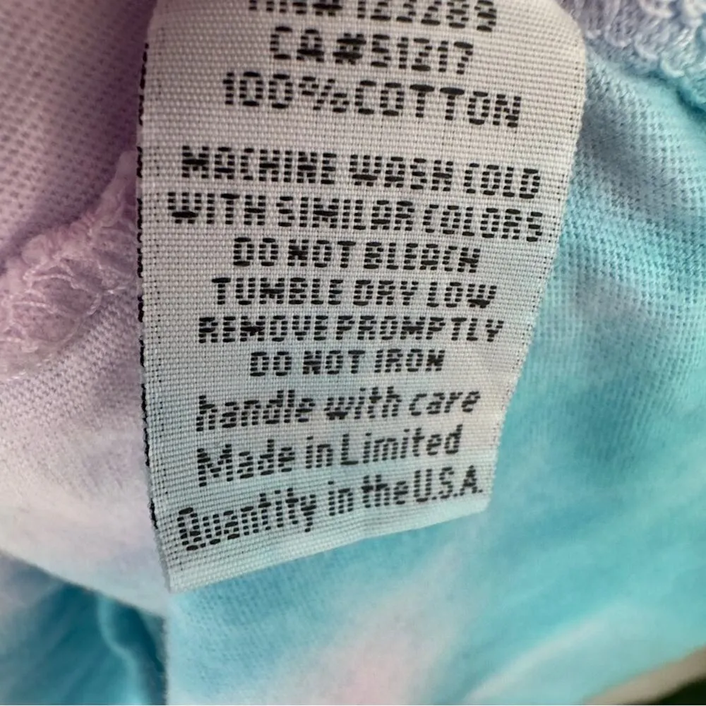 Revolve Michael Lauren 100% Cotton Tie Dye T-Shirt Dress Mini Shift Short Sleeve - Image 10