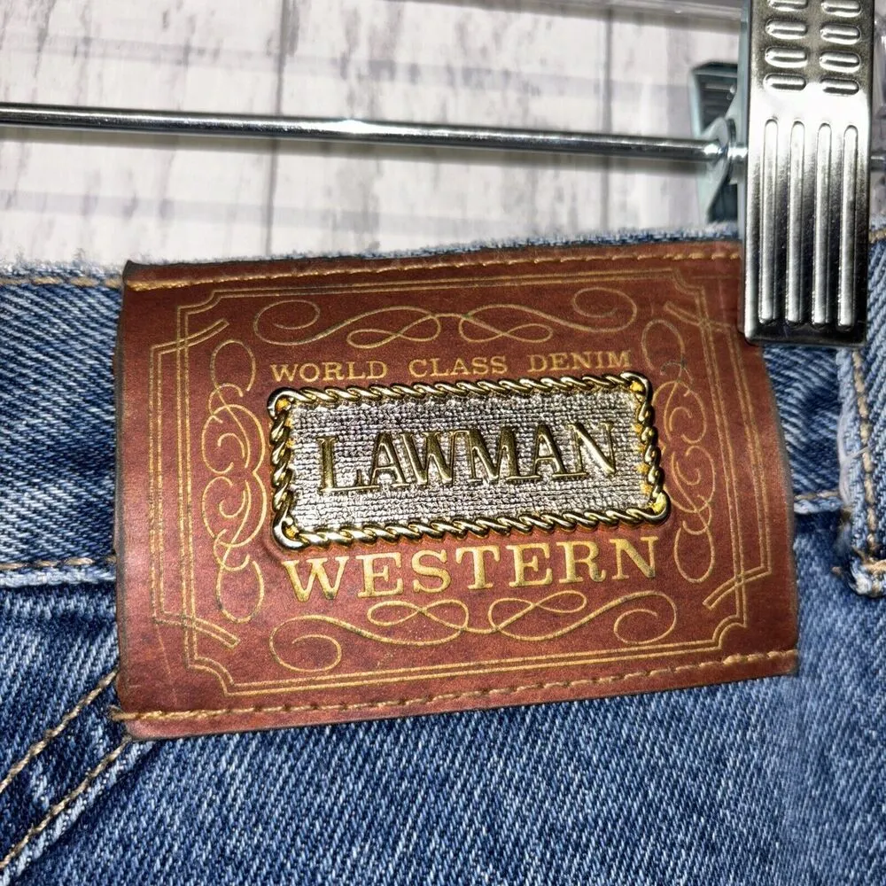 Womens Size 9/10 Vintage Lawman Relaxed Western Jeans EUC - Image 8