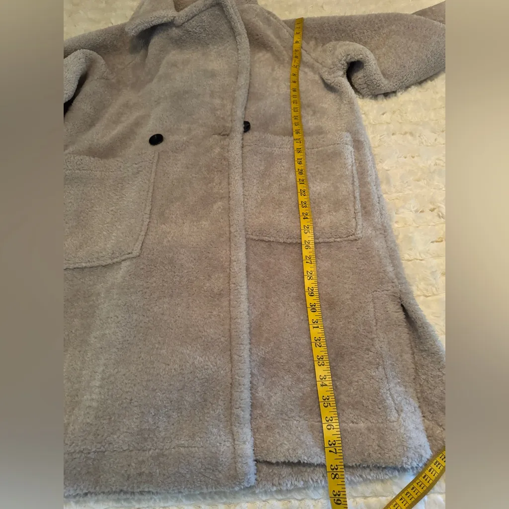 Rachel Zoe Faux Fur Teddy Bear Coat Sz Large - Image 11