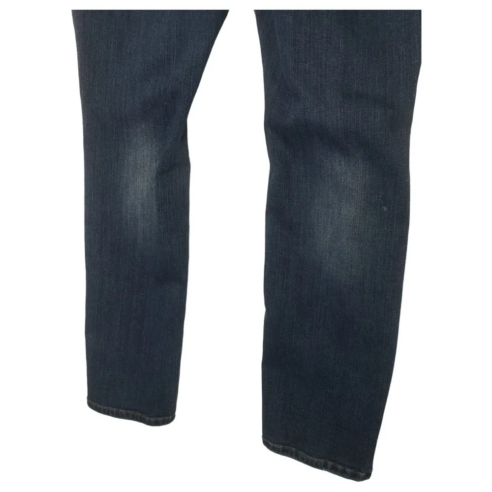 Torrid Jeans Womens 16R Boyfriend Distressed Mid Rise Medium Wash Wiskering Blue - Image 9