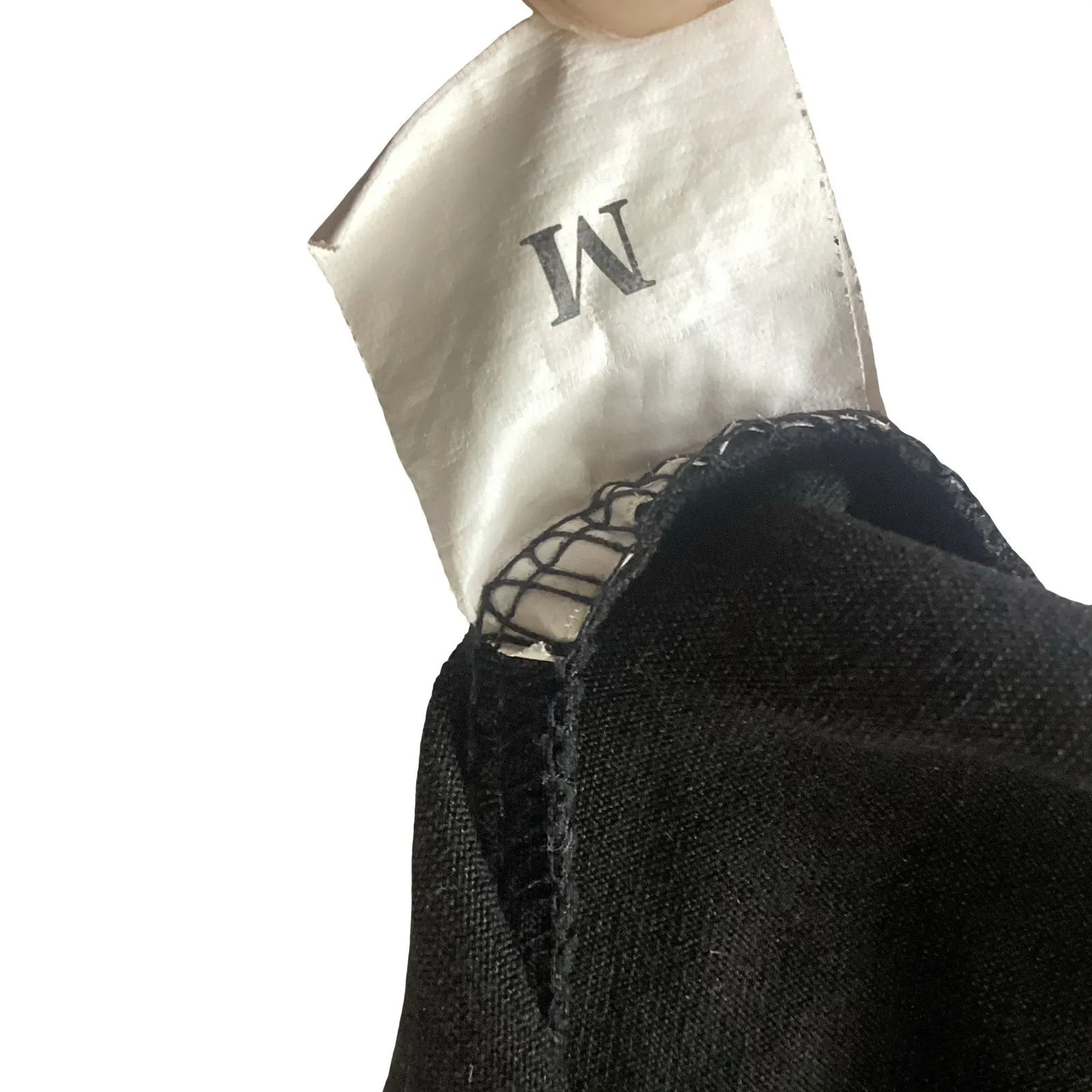 Word Art Tee Black Size M - Image 2