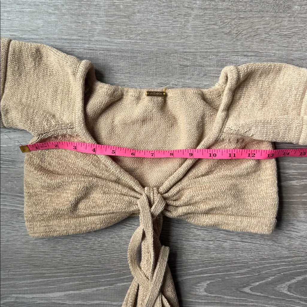 CULT GAIA Alicia Knit Dress in Sand Small - Image 12