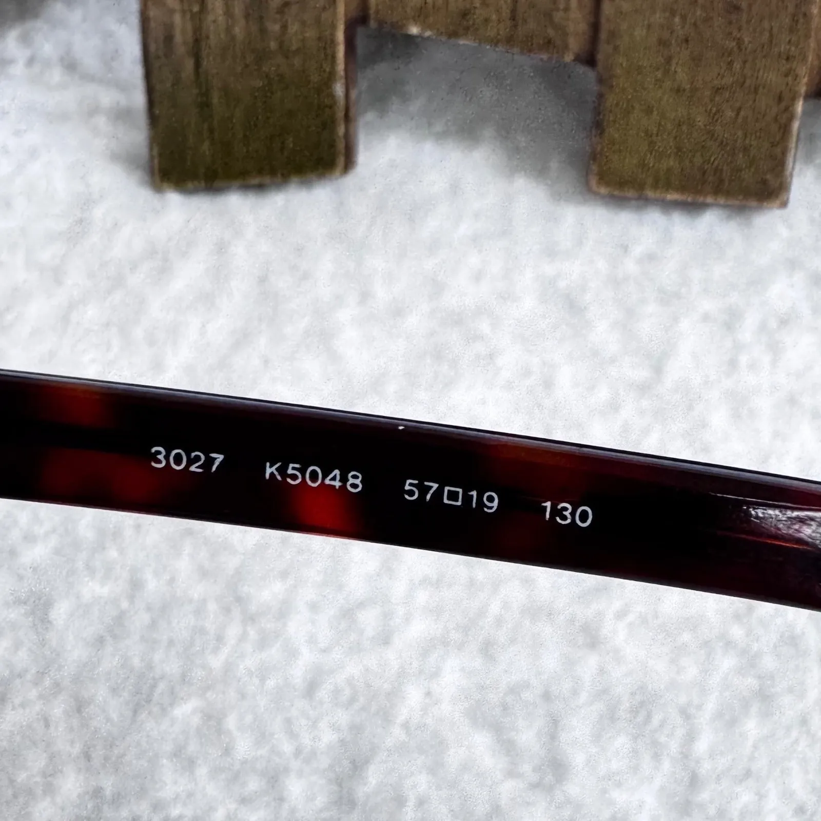 Anne Klein  Tortoise Shell Eyeglasses Frames only3027 k5048 57[]19 130 Italy - Image 4