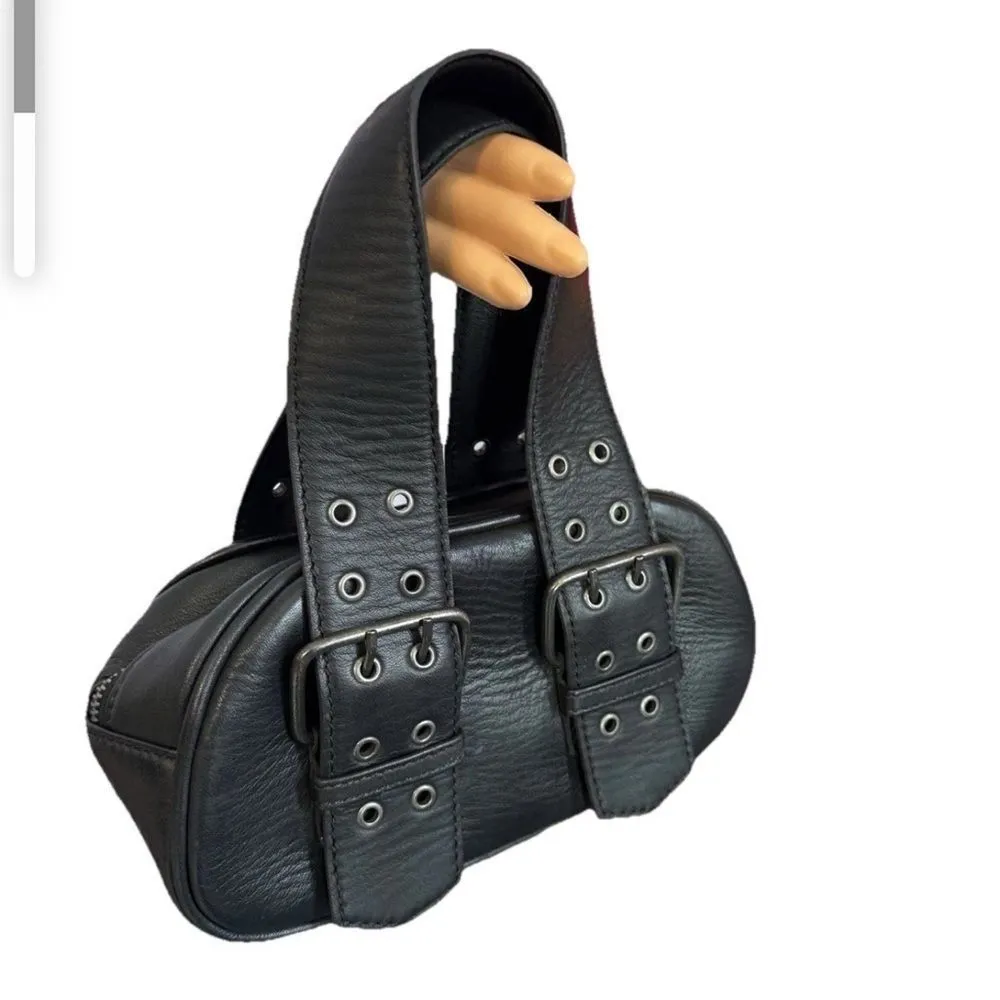 Free People  Black Satchel - Image 2