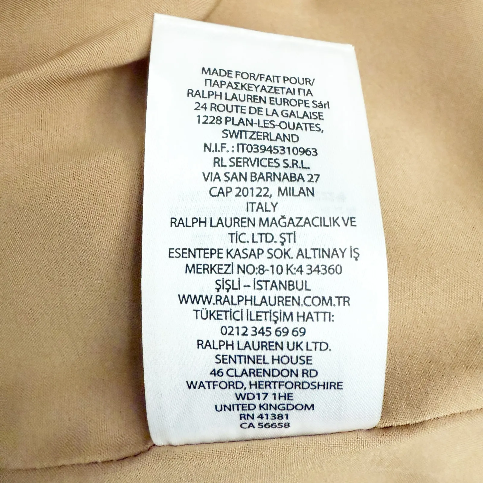 RALPH LAUREN BLACK LABEL | Wool Blend Tan Skirt Buckle Pencil Straight | 20W - Image 7